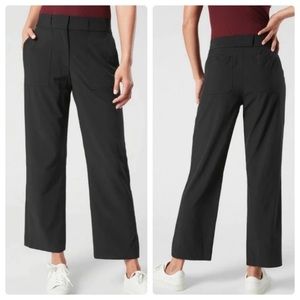 Athleta Tribeca Utility Crop Pant Jogger Black Size 0